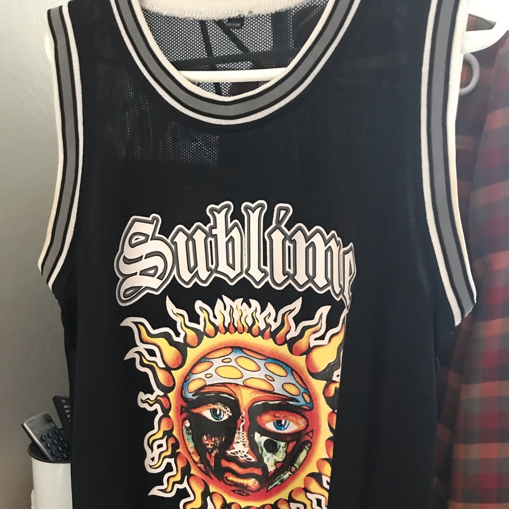 Sublime Basketball Jersey, Men’s Small